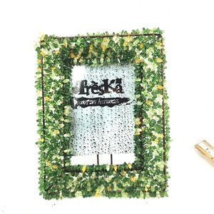 Treska Green Hand beaded Photo Frame 4x6 Photo